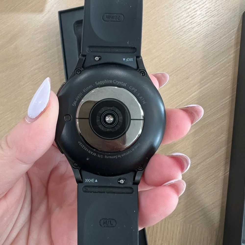 NEW Samsung Black Galaxy Watch 5 PRO Titanium Case